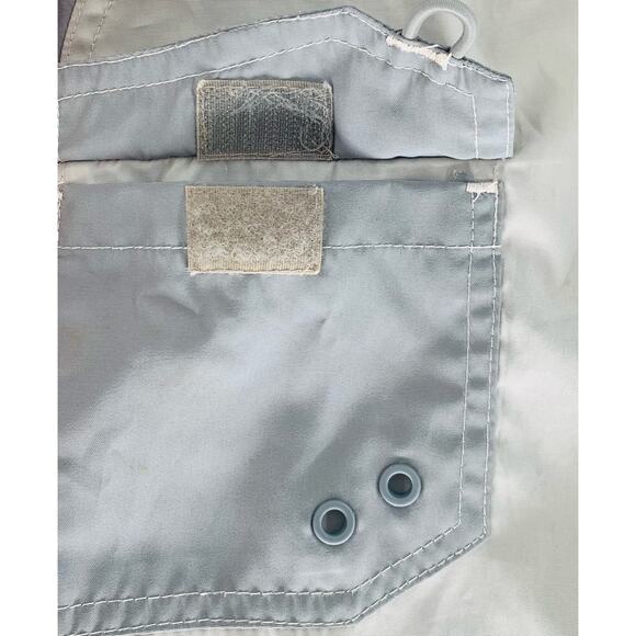 Sand And Sun Boys Swim 10-12 M Shorts Gray Orange Pockets Inner Pocket Imperfect - Picture 14 of 16